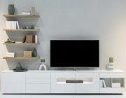 Karat wit hoogglans tv meubel
