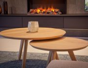 BKS Flord ronde houten salontafels
