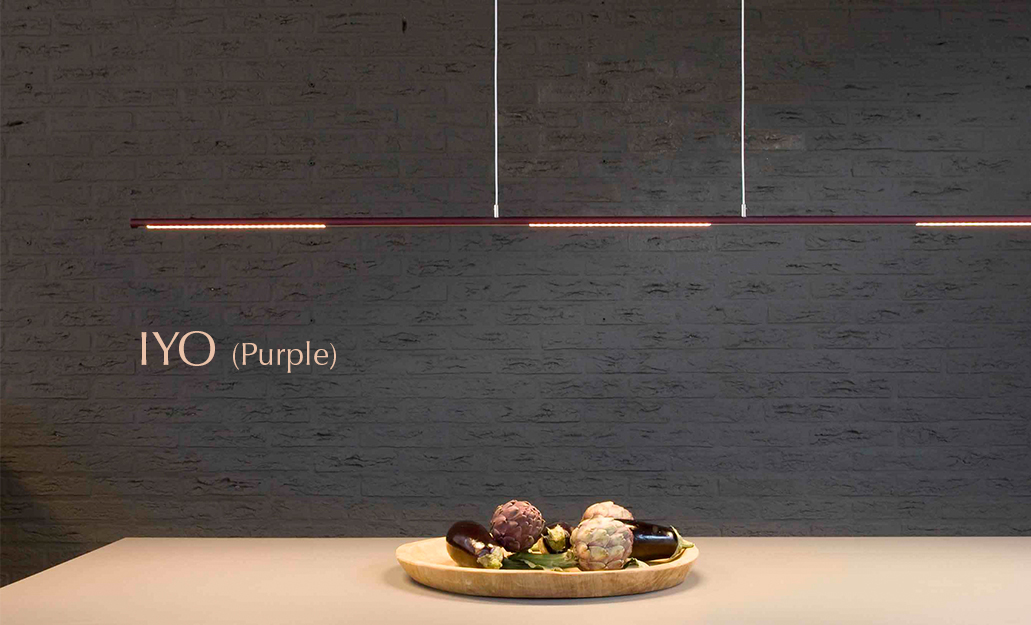 FERROLIGHT IYO Yin Yang purple | Hoogebeen Interieur