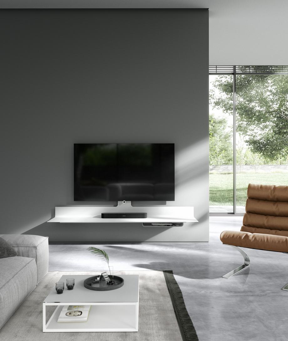 Spectral Air floating tv cabinet white