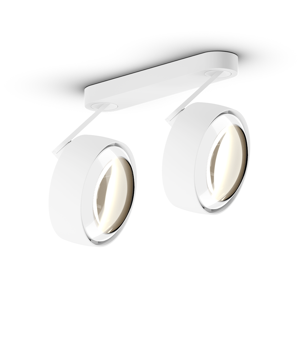 Più alto 3d doppio Occhio Matte White | Hoogebeen Interieur
