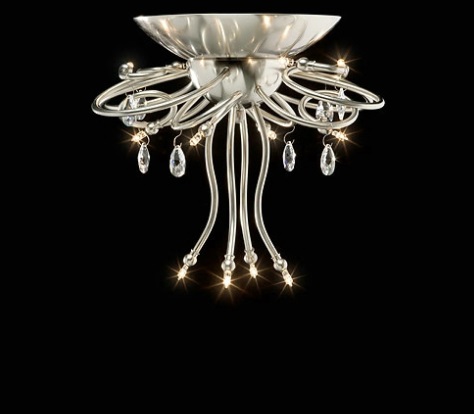 Plafonniere Florence Ben Demmers BD design nikkel klassieke ... Plafonniere Florence Ben Demmers BD design nikkel klassieke ...
